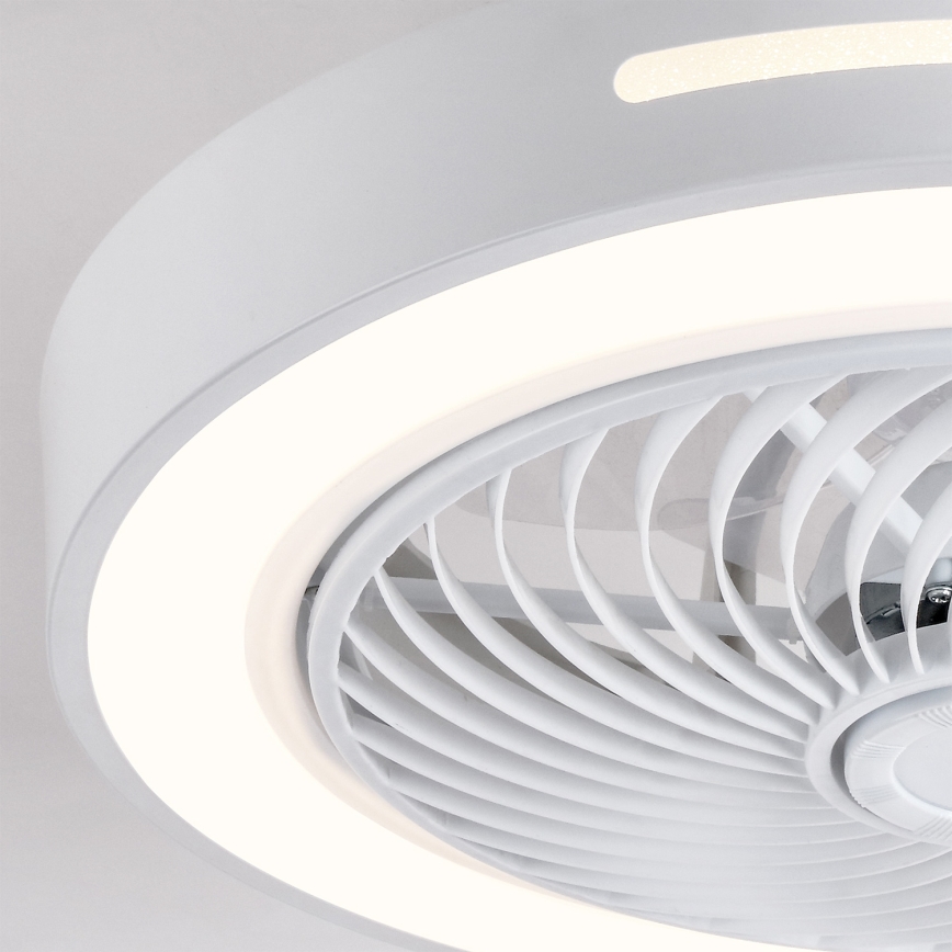 Brilagi - LED dimbar taklampa med fläkt LED/38W/230V 3000-6500K Ø 46 cm vit + fjärrkontroll