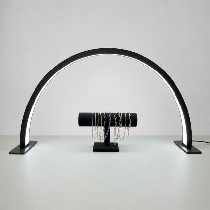 BRILAGI - LED dimbar bågformad bordslampa för modellbygge RADIO LED/30W/24/230V 3000/4000/6500K svart