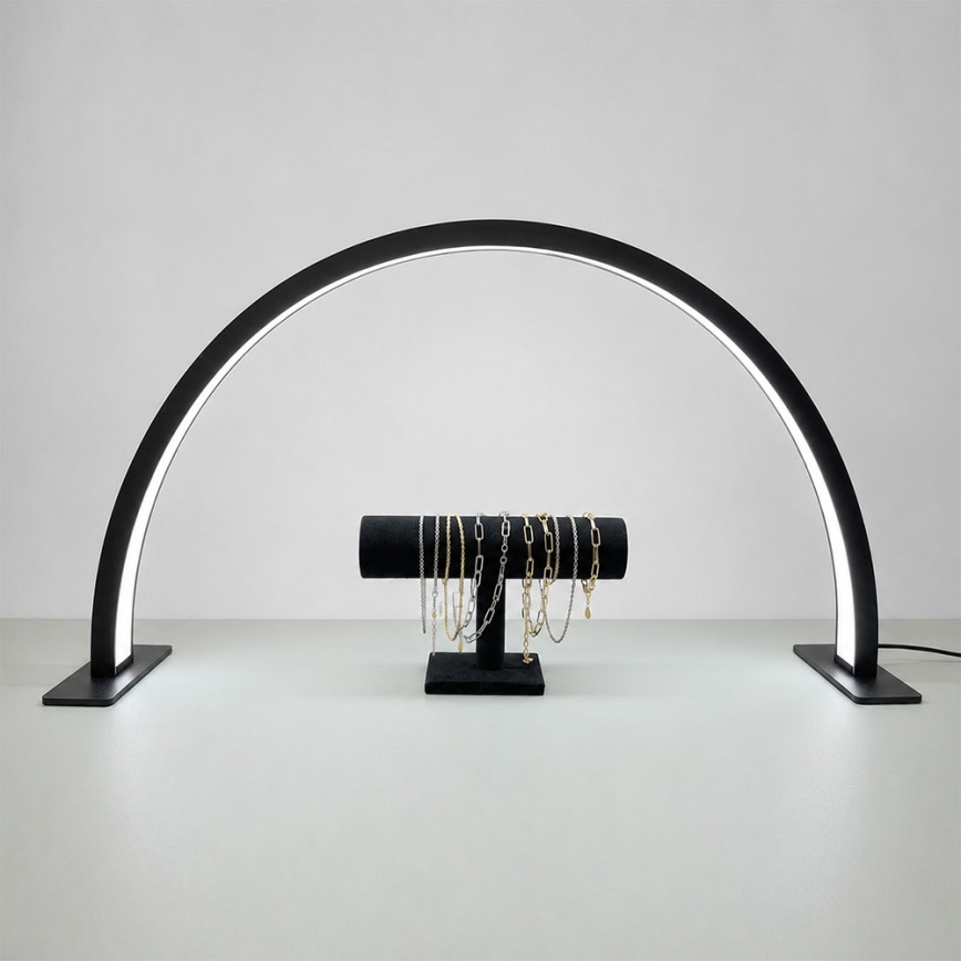 BRILAGI - LED dimbar bågformad bordslampa för modellbygge RADIO LED/30W/24/230V 3000/4000/6500K svart