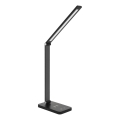 Brilagi - Dimmbar beröringsstyrd LED-bordslampa med trådlös Qi-laddning MODO CHARGE LED/7W/5V 3000/4000/6000K svart