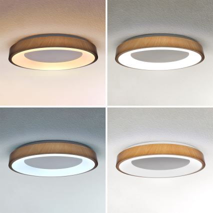 Brilagi - LED-dimmbar takarmatur DORIA LED/60W/230V 3000–6500 K Ø 60 cm + fjärrkontroll