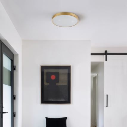 Brilagi - Dimbart LED-takarmatur GLASS POOL DOUBLE LED/48W/230V 3000-6000K 40 cm guld + fjärrkontroll