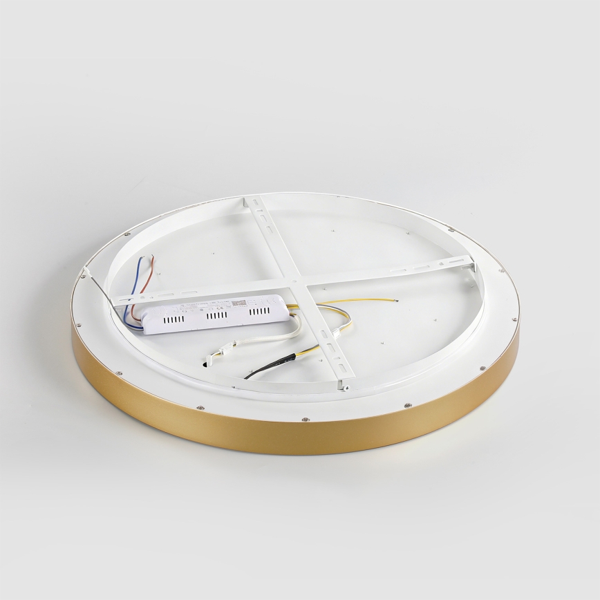 Brilagi - Dimbart LED-takarmatur GLASS POOL DOUBLE LED/48W/230V 3000-6000K 40 cm guld + fjärrkontroll