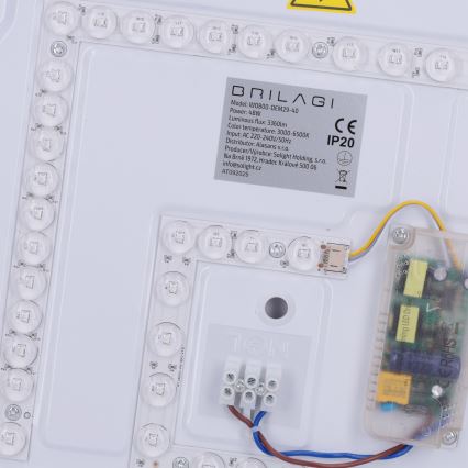 Brilagi - LED Dimbart takarmatur MATTEO LED/48W/230V 3000-6500K Ø 41 cm svart + fjärrkontroll