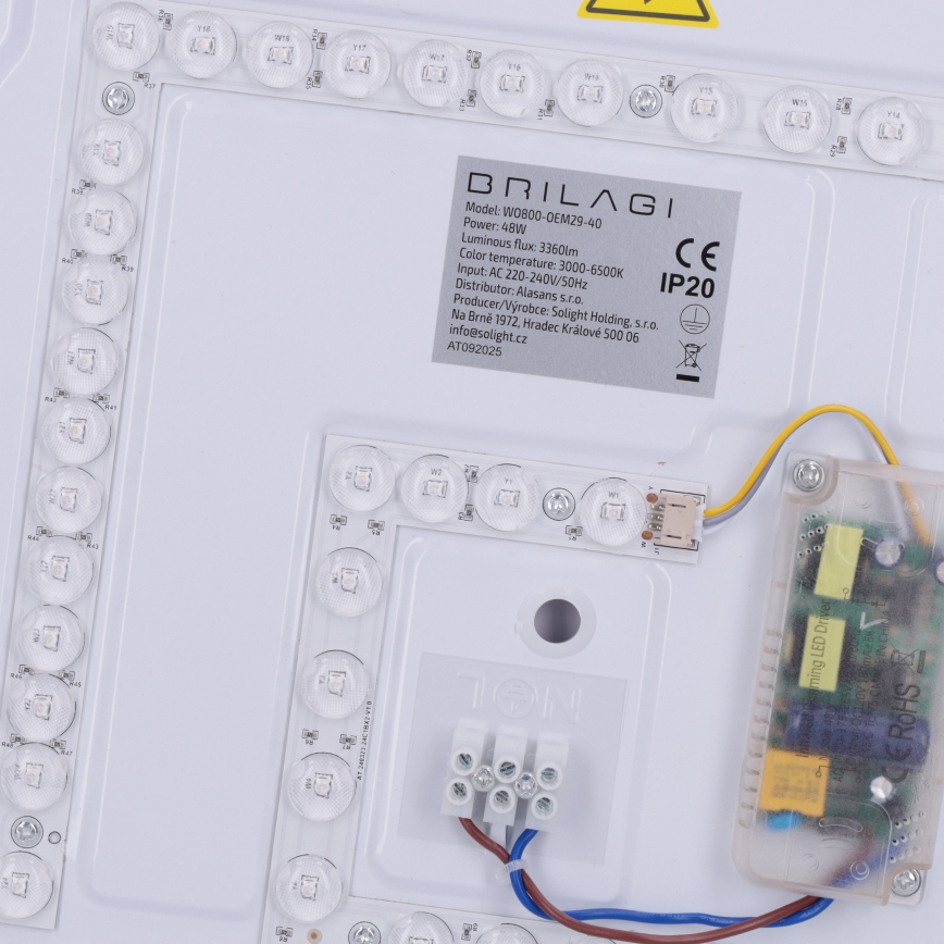 Brilagi - LED Dimbart takarmatur MATTEO LED/48W/230V 3000-6500K Ø 41 cm svart + fjärrkontroll