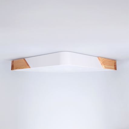 Brilagi - Dimbart LED-takarmatur PILANA LED/48W/230V 3000-6500K ek/vit 42x42 cm + fjärrkontroll