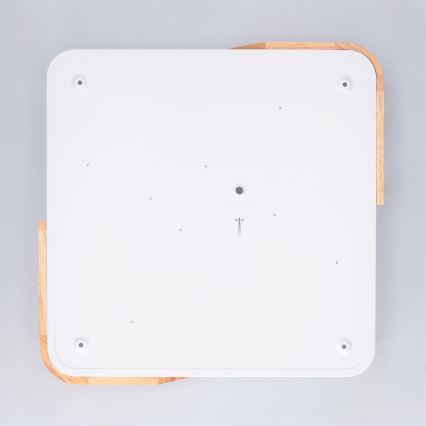 Brilagi - Dimbart LED-takarmatur PILANA LED/48W/230V 3000-6500K ek/vit 42x42 cm + fjärrkontroll