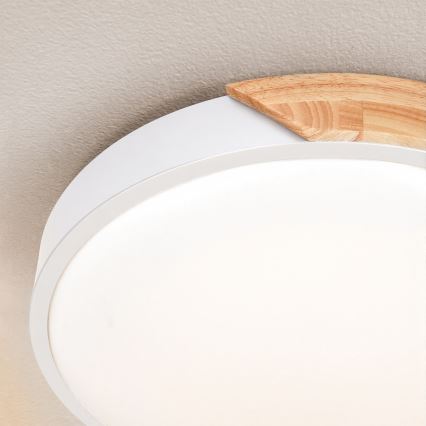 Brilagi - dimbart LED-takarmatur PILANA LED/48W/230V ek/vit Ø 40 cm + fjärrkontroll