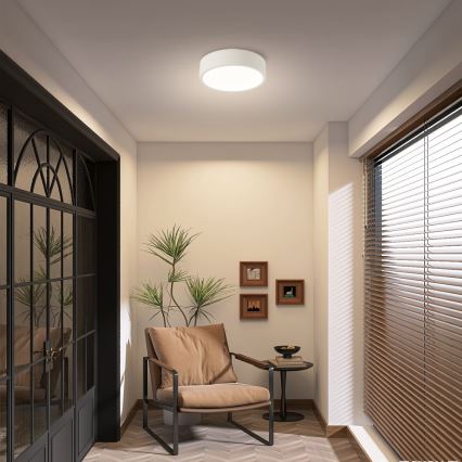 Brilagi - Dimbar LED-taklampa POOL LED/18W/230V 3000-6000K 20 cm vit + fjärrkontroll