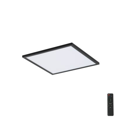 Brilagi - LED Dimbar takarmatur SLIMFRAME LED/25W/230V 30x30 cm 3000-6000K svart + fjärrkontroll