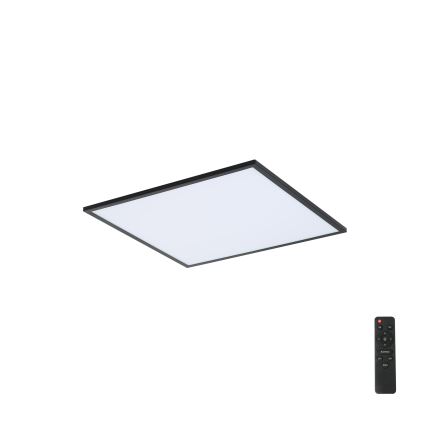 Brilagi - Dimbar LED-takarmatur SLIMFRAME LED/36W/230V 45x45 cm 3000-6000K svart + fjärrkontroll
