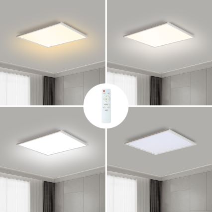 Brilagi - LED dimbar taklampa SLIMFRAME LED/36W/230V 45x45 cm 3000-6000K vit + fjärrkontroll