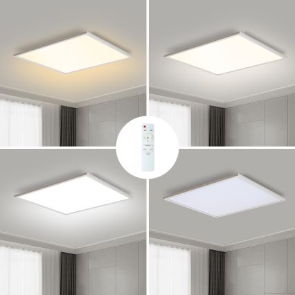 Brilagi - Dimbar LED-taklampa SLIMFRAME LED/58W/230V 60x60 cm 3000-6000K vit + fjärrkontroll