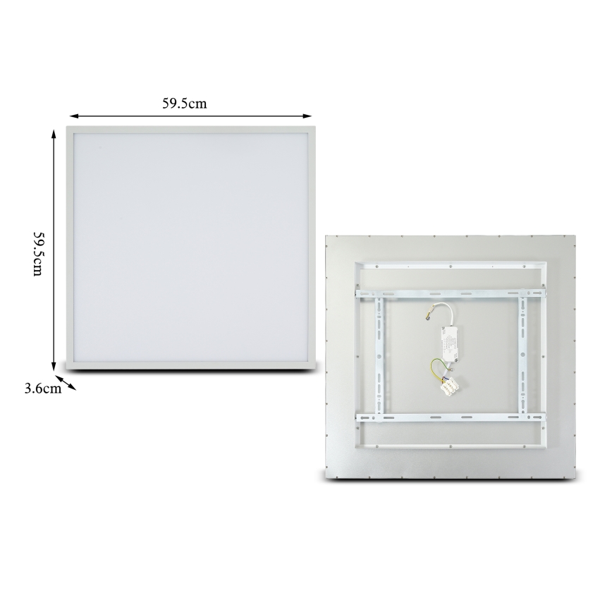 Brilagi - Dimbar LED-taklampa SLIMFRAME LED/58W/230V 60x60 cm 3000-6000K vit + fjärrkontroll