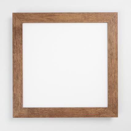 Brilagi - Dimbart LED-takarmatur SLIMFRAME WOOD LED/36W/230V 49,5x49,5 cm 3000-6000K mörkbrun + fjärrkontroll