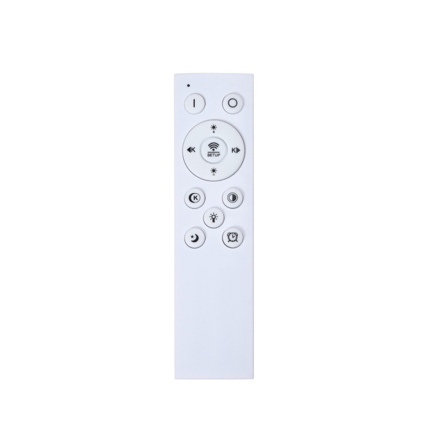 Brilagi - Dimbart LED-takarmatur SLIMFRAME WOOD LED/58W/230V 124x33,7 cm 3000-6000K brun + fjärrkontroll