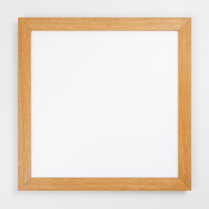 Brilagi - Dimbart LED-takarmatur SLIMFRAME WOOD LED/58W/230V 64x64 cm 3000-6000K brun + fjärrkontroll