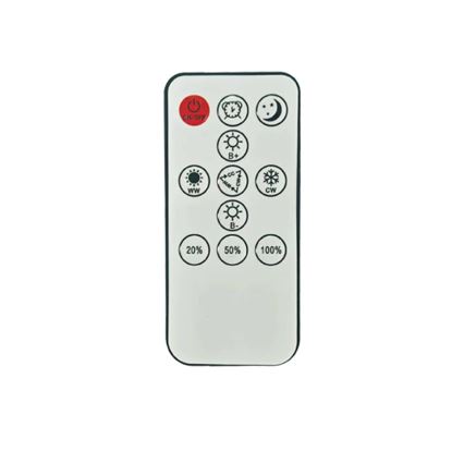 Brilagi - LED Dimbar taklampa ULTRA SLIM LED/18W/230V 2700-6500K 30x30 cm svart + fjärrkontroll