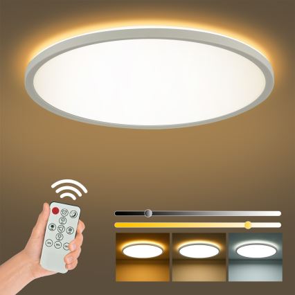 Brilagi - Dimmbar ultratunn takarmatur LED/18W/230V 2700-6500K Ø 30 cm vit + fjärrkontroll