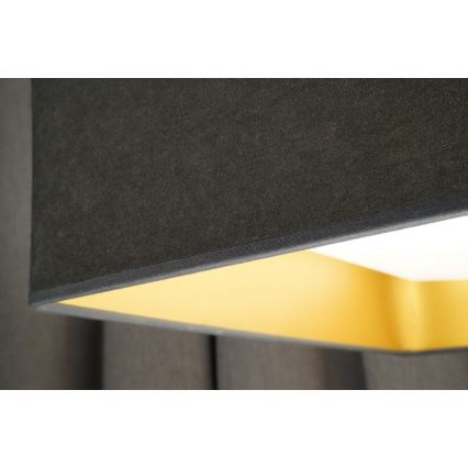 Brilagi - Dimmbar LED-taklampa VELVET SQUARE LED/24W/230V 43x43 cm 3000/4000/6500K + fjärrkontroll, grå