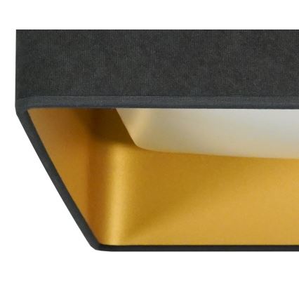 Brilagi - Dimmbar LED-taklampa VELVET SQUARE LED/24W/230V 43x43 cm 3000/4000/6500K + fjärrkontroll, grå