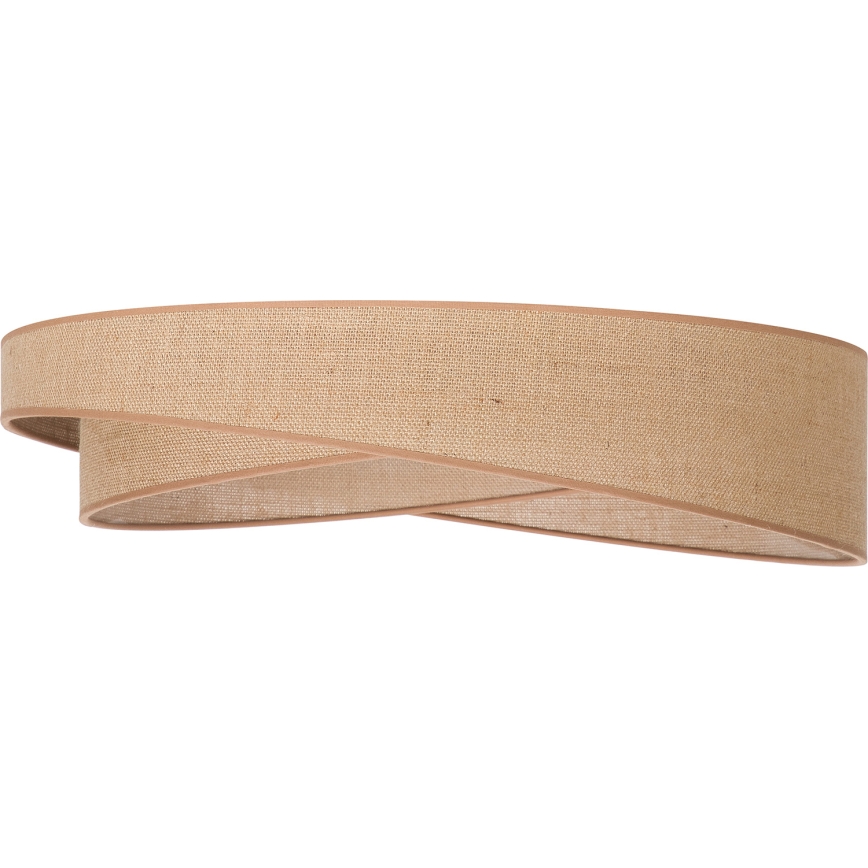 BRILAGI - Dimmbar takarmatur VELVET TWIST LED/36W/230V 3000-6000K Ø 65 cm Wi-Fi Tuya Beacon beige + fjärrkontroll