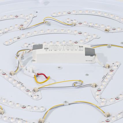 Brilagi - Dimbart LED-takarmatur WOODROUND LED/40W/230V 3000-6000K Ø 60 cm trä CRI 90 + fjärrkontroll
