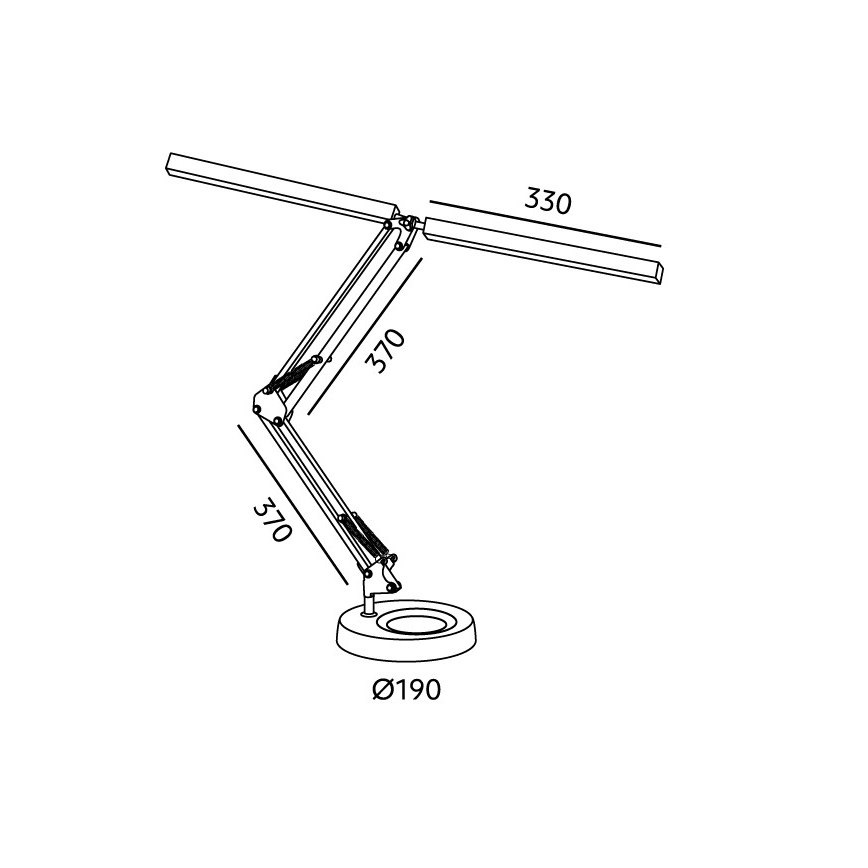 Brilagi - dimmbar LED-bordslampa VARIO LED/15W/230V 3000-6000K vit
