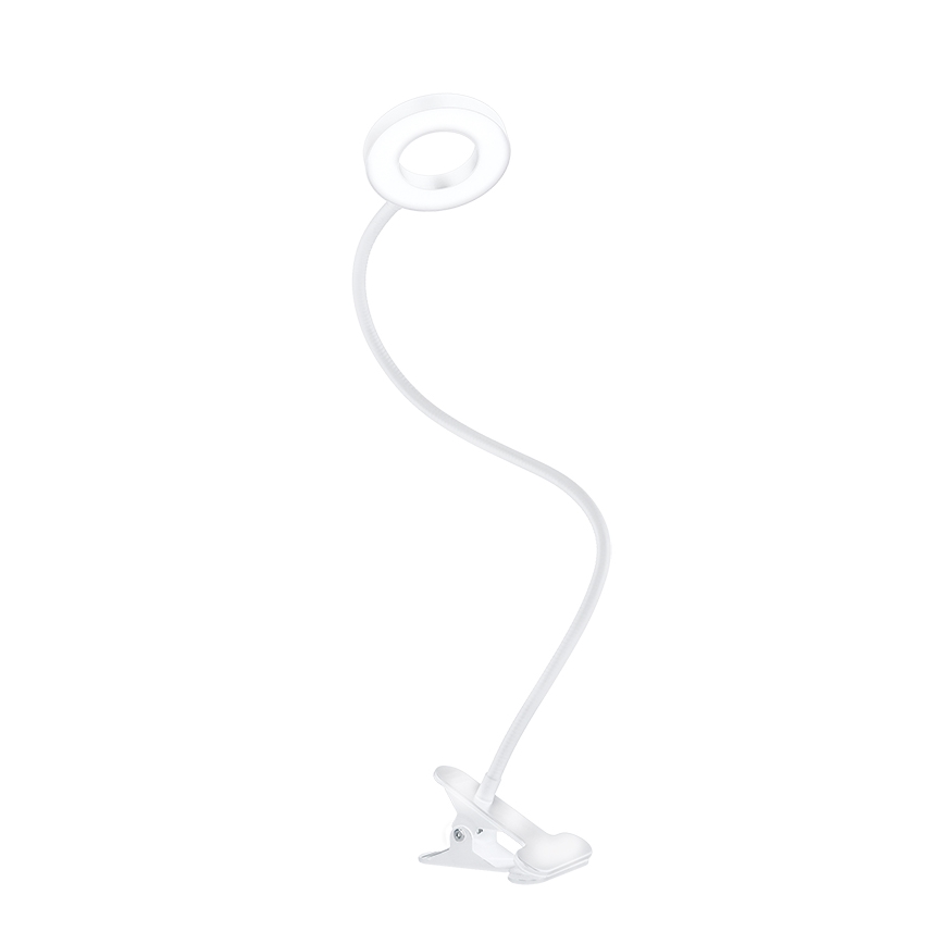 Brilagi - Dimmbar LED-lampa med klämma ORBELA LED/8W/5V 3000/4000/5000K vit