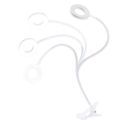 Brilagi - Dimmbar LED-lampa med klämma ORBELA LED/8W/5V 3000/4000/5000K vit