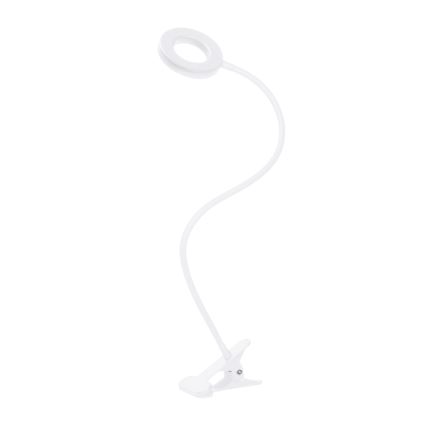 Brilagi - Dimmbar LED-lampa med klämma ORBELA LED/8W/5V 3000/4000/5000K vit