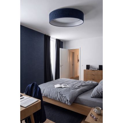 BRILAGI - Dimbart LED-takarmatur VELVET SMARTIX LED/36W/230V 3000–6000 K Ø 55 cm blå Wi-Fi Tuya Beacon + fjärrkontroll