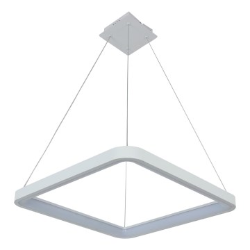 Brilagi - Dimmbar LED-pendel på kabel FALCON SLIM LED/50W/230V 3000–6500K 50x50 cm vit + fjärrkontroll