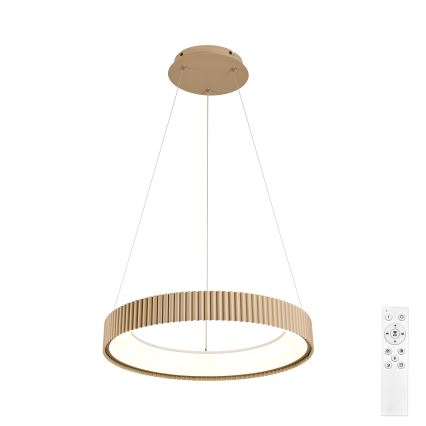 Brilagi - Dimmbar LED-pendellampa med vajer FALCON MODERN LED/30W/230V 3000-6500K 40 cm beige + fjärrkontroll