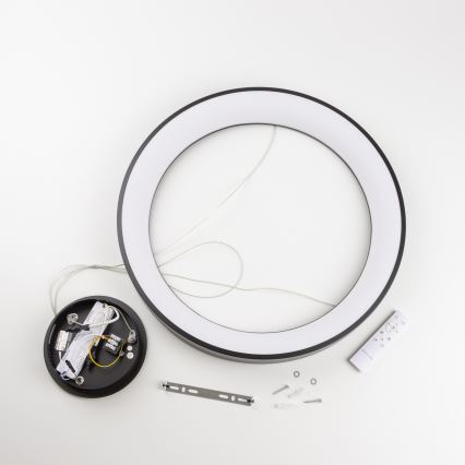 Brilagi - LED dimbar pendellampa på vajer FALCON II LED/99W/230V 3000-6500K Ø 60 cm svart + fjärrkontroll