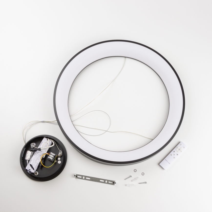 Brilagi - LED dimbar pendellampa på vajer FALCON II LED/99W/230V 3000-6500K Ø 60 cm svart + fjärrkontroll