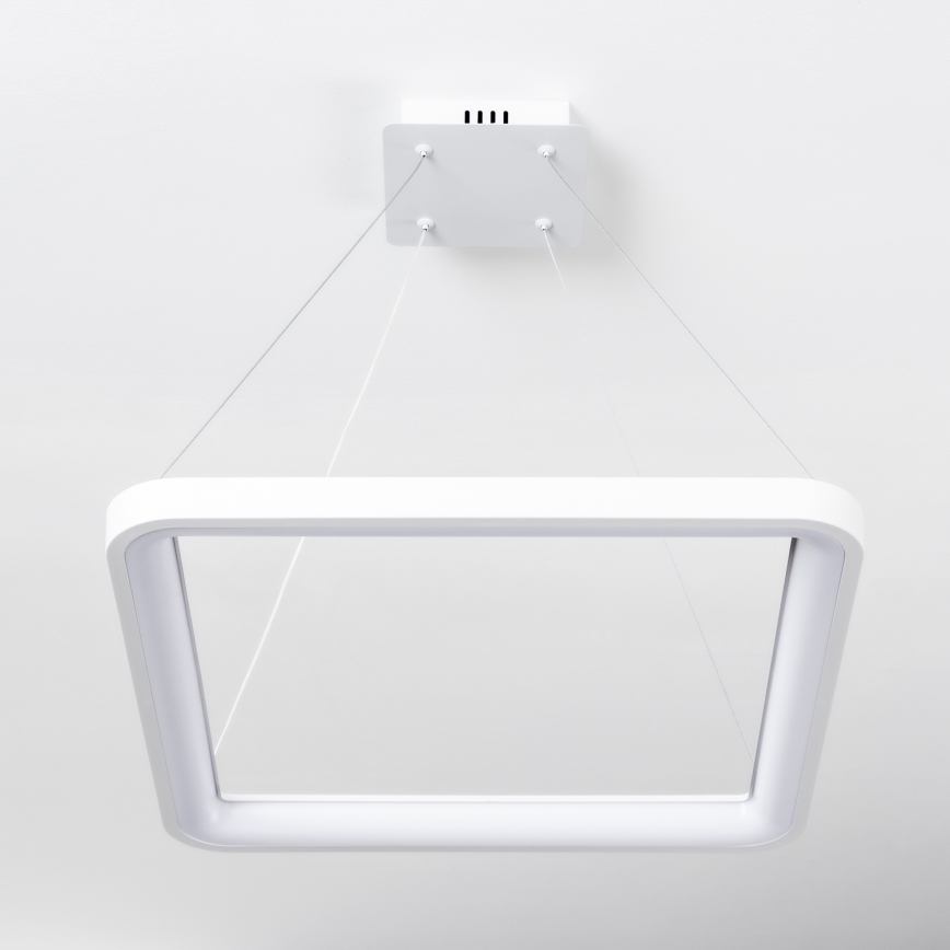 Brilagi - Dimbar LED-pendellampa med vajerupphängning FALCON SLIM LED/50W/230V 3000-6500K 50x50 cm vit + fjärrkontroll