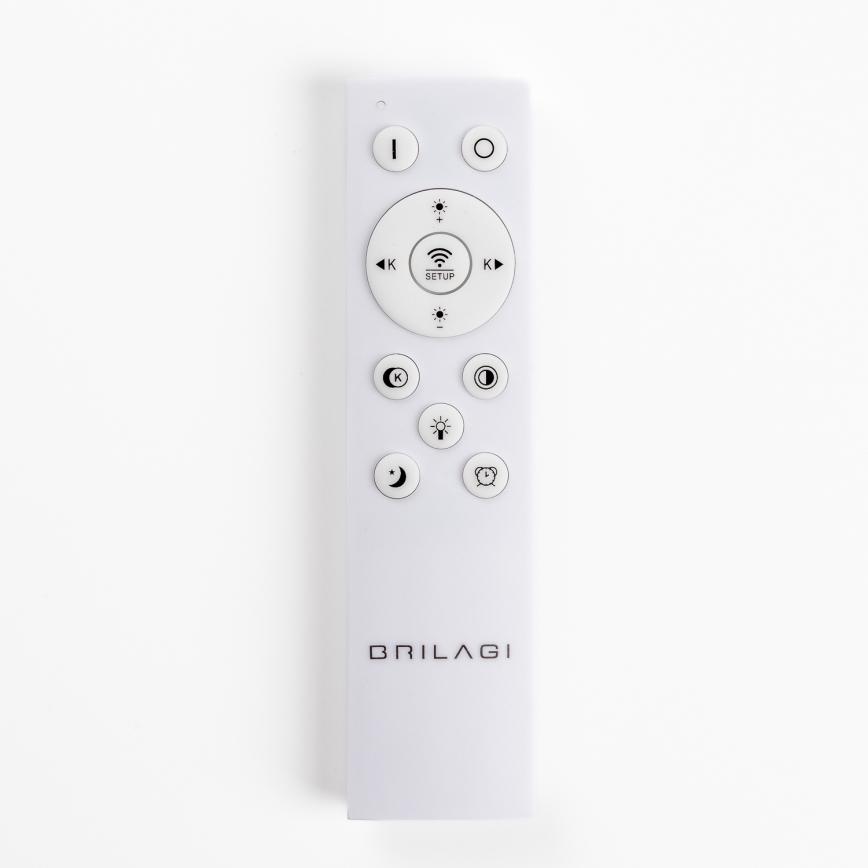Brilagi - Dimbar LED-pendellampa med vajerupphängning FALCON SLIM LED/50W/230V 3000-6500K 50x50 cm vit + fjärrkontroll