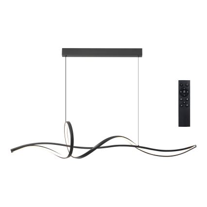 Brilagi - LED dimbar pendellampa på vajer SIGNATURE LED/55W/230V 3000-6000K 120x23 cm svart + fjärrkontroll