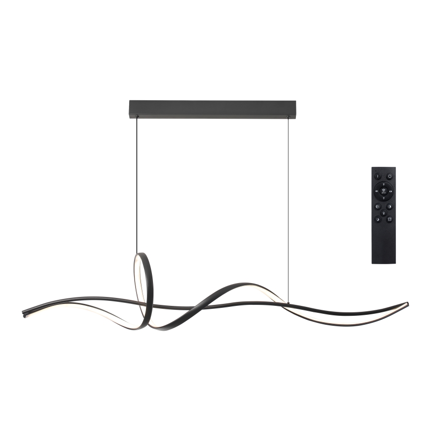 Brilagi - LED dimbar pendellampa på vajer SIGNATURE LED/55W/230V 3000-6000K 120x23 cm svart + fjärrkontroll