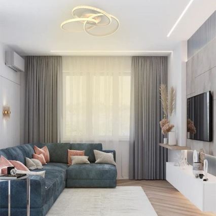 Brilagi - Dimmbar LED-taklampa COSMOWAVE LED/70W/230V 3000-6500K + fjärrkontroll