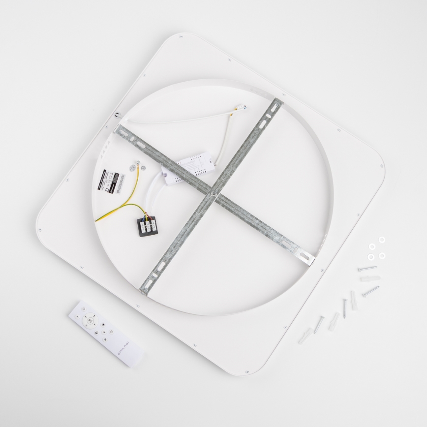 Brilagi - LED Dimmbar takarmatur FALCON SLIM LED/50W/230V 3000-6500K 50x50 cm vit + fjärrkontroll