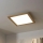 Brilagi - dimmbar LED-takarmatur SLIMFRAME WOOD LED/36W/230V 49,5x49,5 cm 3000-6000K brun + fjärrkontroll