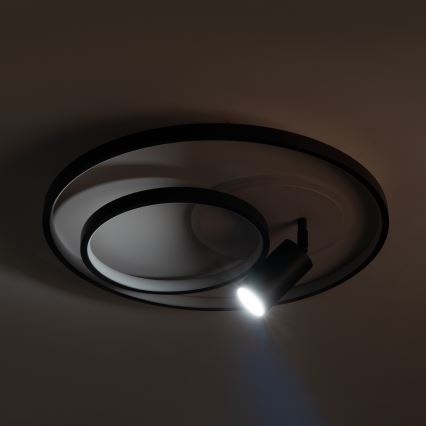 BRILAGI - LED dimbar takarmatur UNITY LED/60W/230V + 1xGU10/3W 3000-6000K pr. 50 cm vit/svart + fjärrkontroll