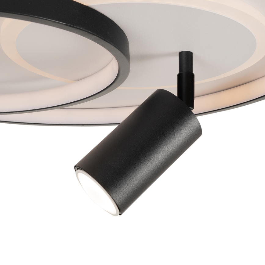 BRILAGI - LED dimbar takarmatur UNITY LED/60W/230V + 1xGU10/3W 3000-6000K pr. 50 cm vit/svart + fjärrkontroll