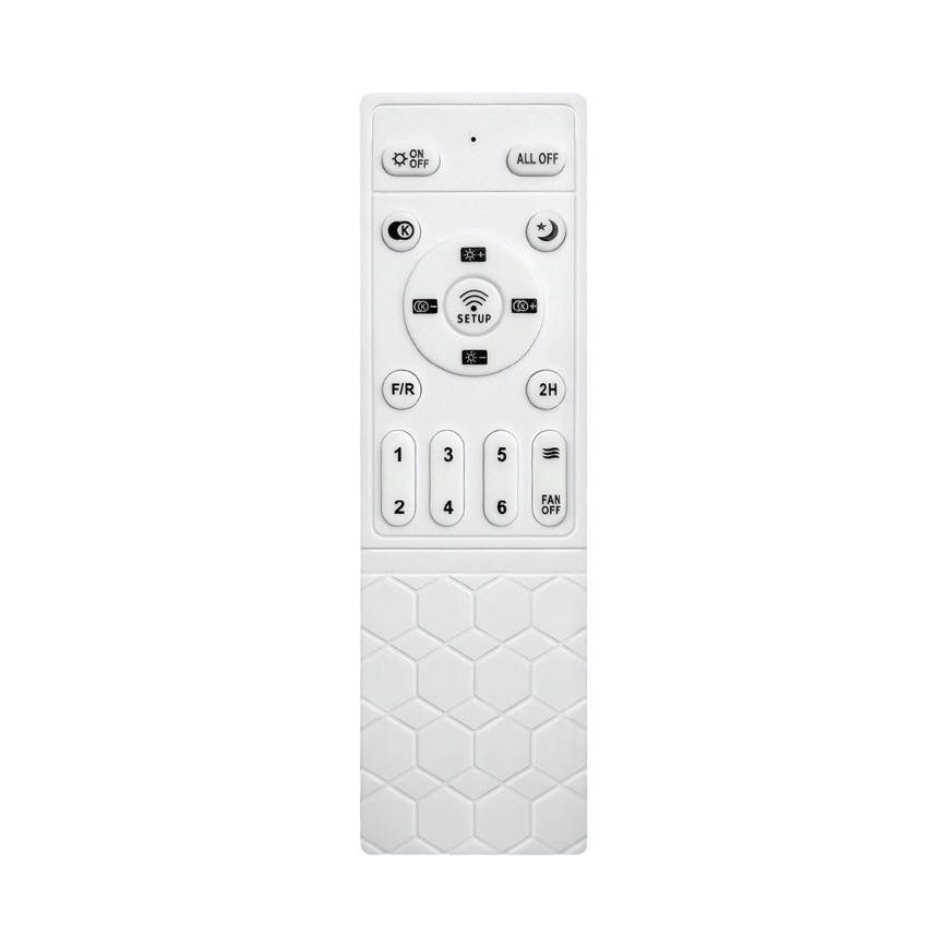 Brilagi - LED dimbar takfläkt LED/32W/230V Ø 95 cm svart + fjärrkontroll