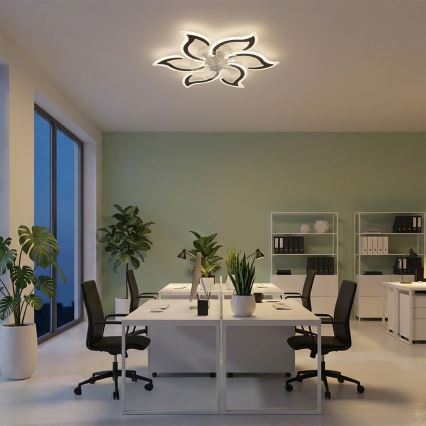 Brilagi - LED-dimbar takfläkt LED/34W/230V 3000-6500K Ø 83 cm svart + fjärrkontroll
