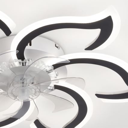 Brilagi - LED-dimbar takfläkt LED/34W/230V 3000-6500K Ø 83 cm svart + fjärrkontroll
