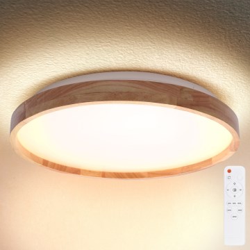 Brilagi - Dimmbar LED-taklampa ALSON LED/48W/230V 3000-6500K ek Ø 39,5 cm + fjärrkontroll