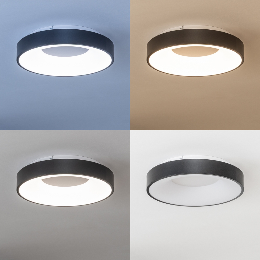 Brilagi - FALCON II Dimbart LED-takarmatur LED/67W/230V 3000-6500K Ø 40 cm svart + fjärrkontroll